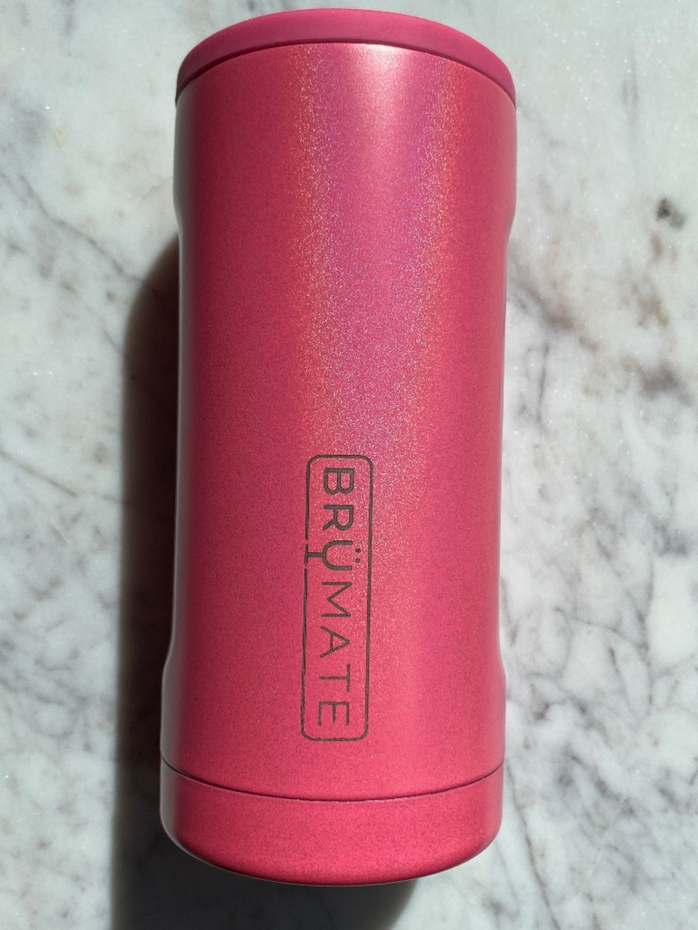 BRUMATE 12 oz hot pink can coozie
